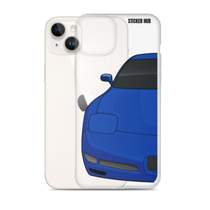 Electron Blue C5 Corvette Z06iPhone Case