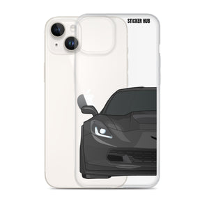 Black C7 Corvette Z06 - iPhone Case