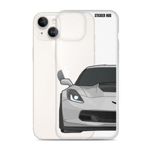 Load image into Gallery viewer, Silver C7 Corvette Z06 - iPhone Case