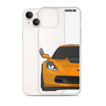 Load image into Gallery viewer, Sebring Orange C7 Corvette Z06 - iPhone Case