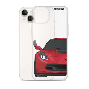 Torch Red C7 Corvette Z06 - iPhone Case