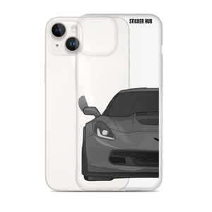 Gray C7 Corvette Z06 - iPhone Case