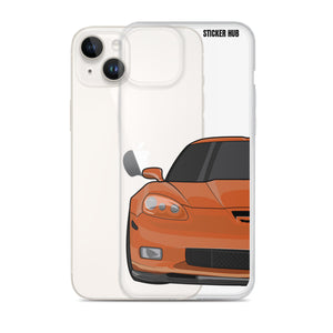 Atomic Orange C6 Corvette Z06 - iPhone Case