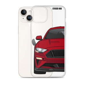 Ruby Red 18-21 Mustang 5.0 - iPhone Case