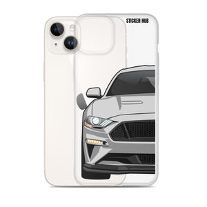 Silver 18-21 Mustang 5.0 - iPhone Case