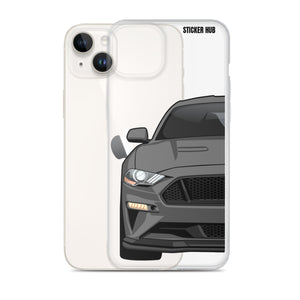 Gray 18-21 Mustang 5.0 - iPhone Case