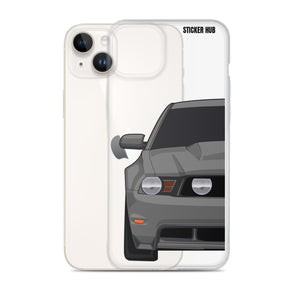 Gray 11-12 Mustang 5.0 - iPhone Case