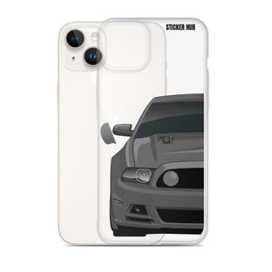 Gray 13-14 Mustang 5.0 - iPhone Case