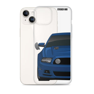 Kona Blue 13-14 Mustang 5.0 - iPhone Case