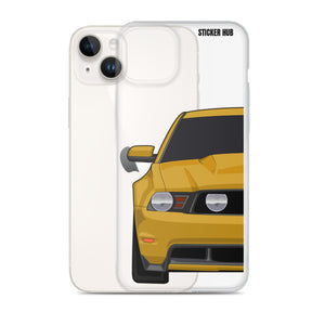 Yellow 11-12 Mustang 5.0 - iPhone Case