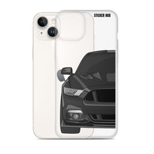 Load image into Gallery viewer, Black 15-17 Mustang 5.0 - iPhone Case