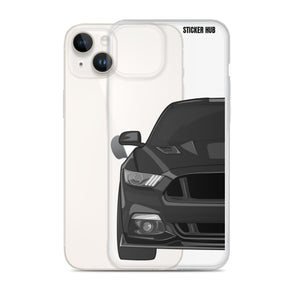 Black 15-17 Mustang 5.0 - iPhone Case