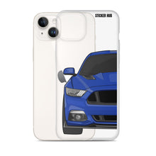 Load image into Gallery viewer, Deep Impact Blue 15-17 Mustang 5.0 - iPhone Case