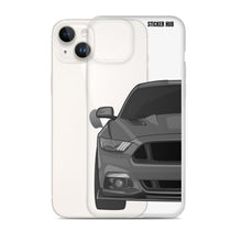 Load image into Gallery viewer, Gray 15-17 Mustang 5.0 - iPhone Case