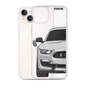 Silver Mustang GT350 - iPhone Case