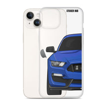 Load image into Gallery viewer, Lightning Blue Mustang GT350 - iPhone Case