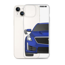 Load image into Gallery viewer, Wave Blue Cadillac CTS-V - iPhone Case