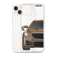 Load image into Gallery viewer, Bronze Sand Cadillac CTS-V - iPhone Case