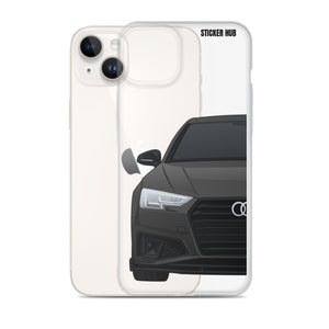 Black B9 Audi S4 "Facelift" - iPhone Case