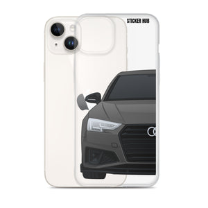 Gray B9 Audi S4 "Facelift" - iPhone Case