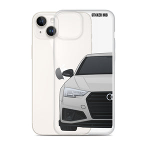 Silver B9 Audi S4 "Facelift" - iPhone Case