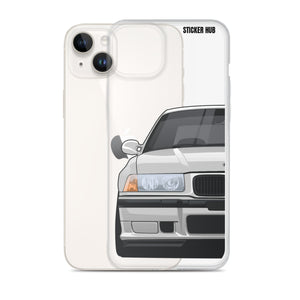 Silver BMW E36 - iPhone Case