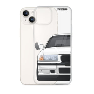 White BMW E36 - iPhone Case