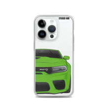 Load image into Gallery viewer, Green Charger Hellcat (Widebody) - iPhone Case