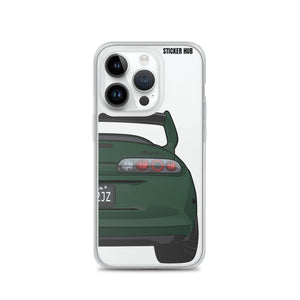 Green Toyota Supra - iPhone Case