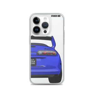 Blue Toyota Supra - iPhone Case