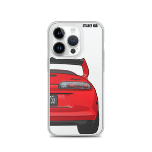 Red Toyota Supra - iPhone Case