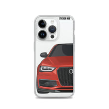 Load image into Gallery viewer, Volcano Red B8.5 Audi S4 - iPhone Case