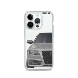 Quartz Gray B8 Audi S4 - iPhone Case