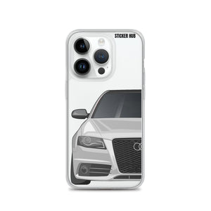 Silver B8 Audi S4 - iPhone Case