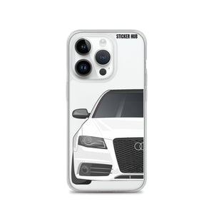 White B8 Audi S4 - iPhone Case