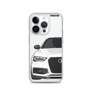 White B8.5 Audi S4 - iPhone Case