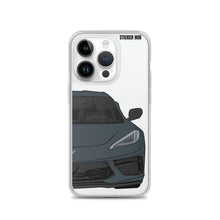 Load image into Gallery viewer, Shadow Gray C8 Corvette - iPhone Case