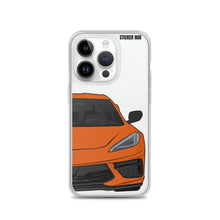 Load image into Gallery viewer, Sebring Orange C8 Corvette - iPhone Case