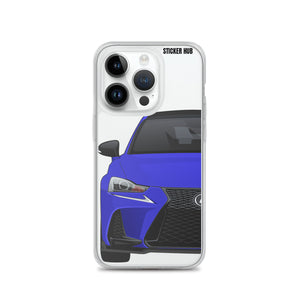 Ultrasonic Blue Lexus IS300 - iPhone Case