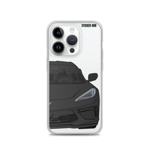 Load image into Gallery viewer, Black C8 Corvette - iPhone Case