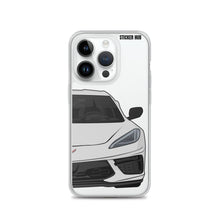 Load image into Gallery viewer, Ceramic Matrix Gray C8 Corvette - iPhone Case