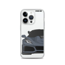 Load image into Gallery viewer, Shadow Gray C7 Corvette Zr1 - iPhone Case