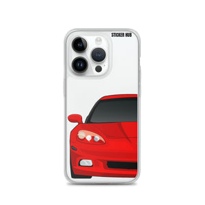 Victory Red C6 Corvette - iPhone Case