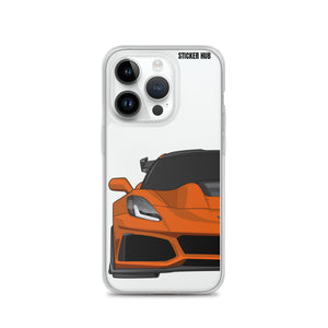 Orange C7 Corvette Zr1 - iPhone Case