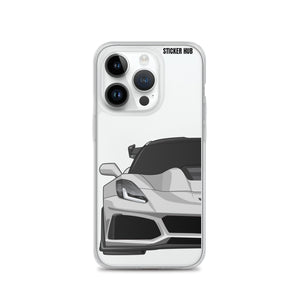 Silver C7 Corvette Zr1 - iPhone Case