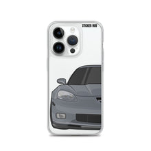 Load image into Gallery viewer, Cyber Gray C6 Corvette Z06 - iPhone Case