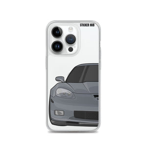 Cyber Gray C6 Corvette Z06 - iPhone Case