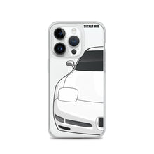 Load image into Gallery viewer, White C5 Corvette Z06 - iPhone Case