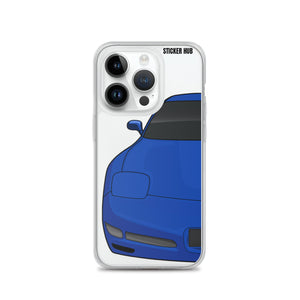 Electron Blue C5 Corvette Z06iPhone Case