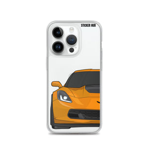 Sebring Orange C7 Corvette Z06 - iPhone Case